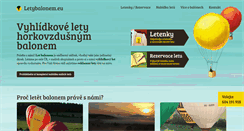 Desktop Screenshot of letybalonem.eu